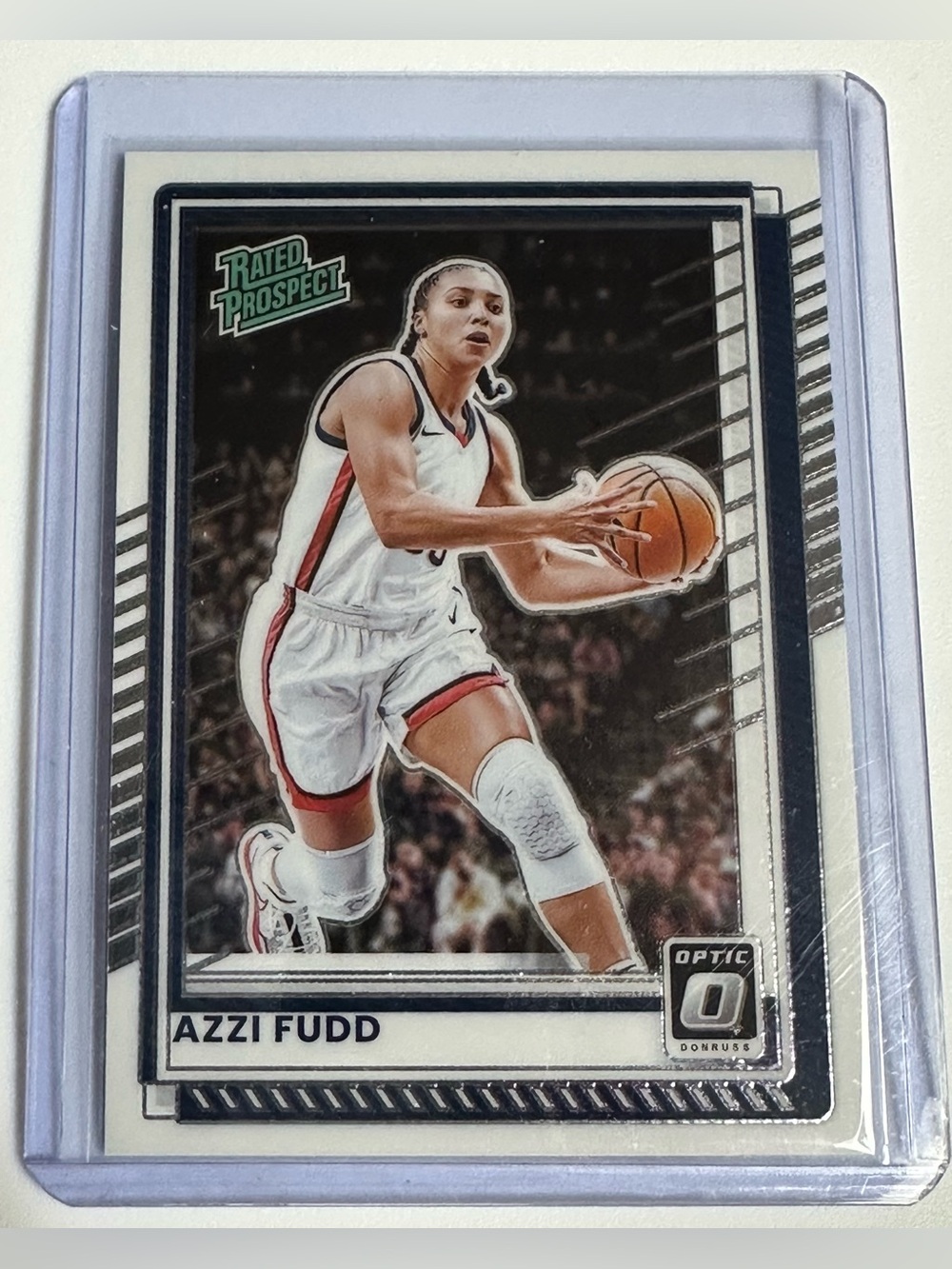 Azzi Fudd Rated Prospect Optic Card - 2026 WNBA Draft 1st Round Overall Pick